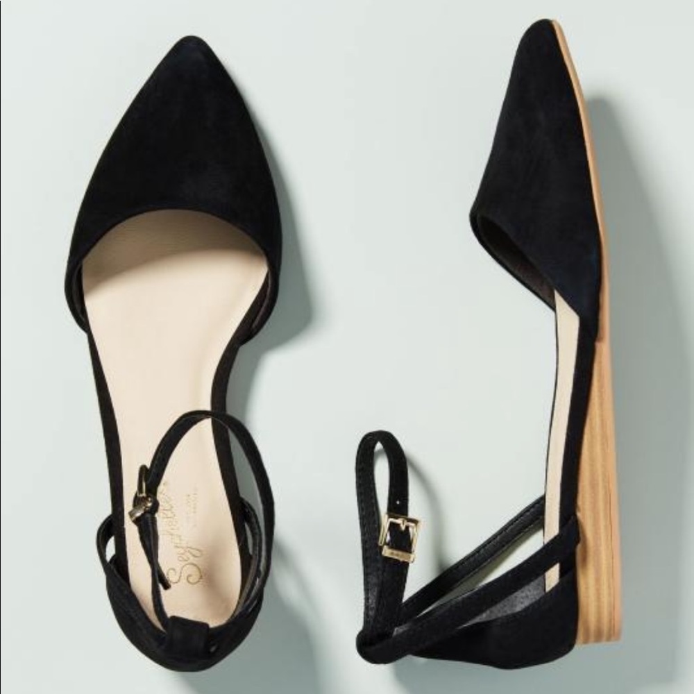 Seychelles Plateau Flats black size 9 like new
